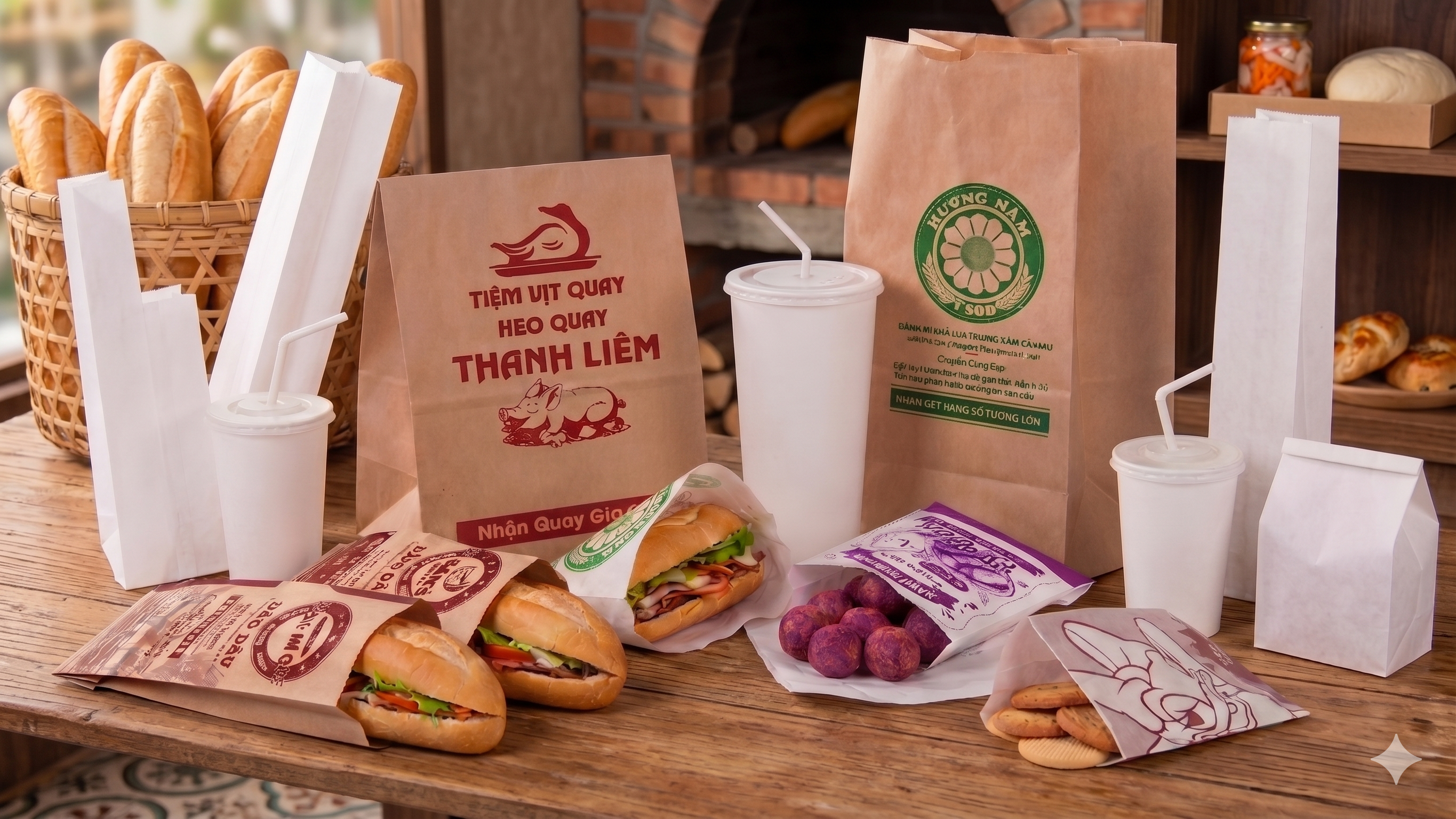 Túi Giấy Bánh Mì